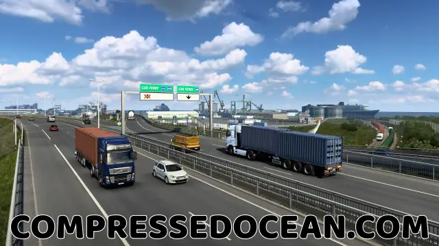Euro Truck Simulator 2 Highly Compressed Gameplay Screenshot