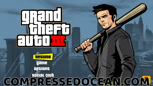 GTA 3 Main Menu